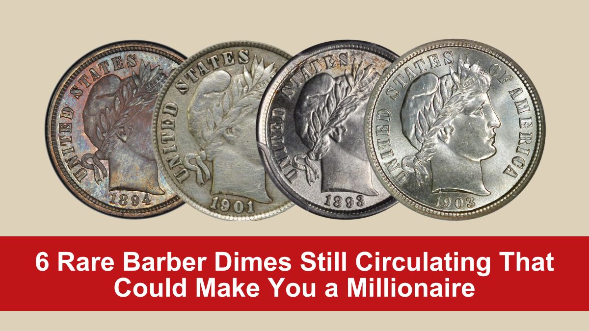 6 Rare Barber Dimes Still Circulating That Could Make You a Millionaire