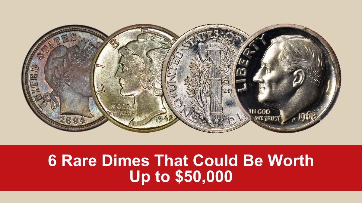 6 Rare Dimes That Could Be Worth Up to $50,000