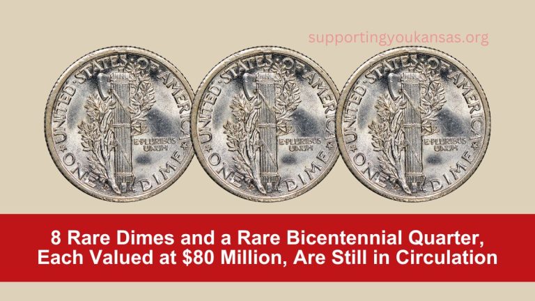 8 Rare Dimes and a Rare Bicentennial Quarter, Each Valued at $80 Million, Are Still in Circulation