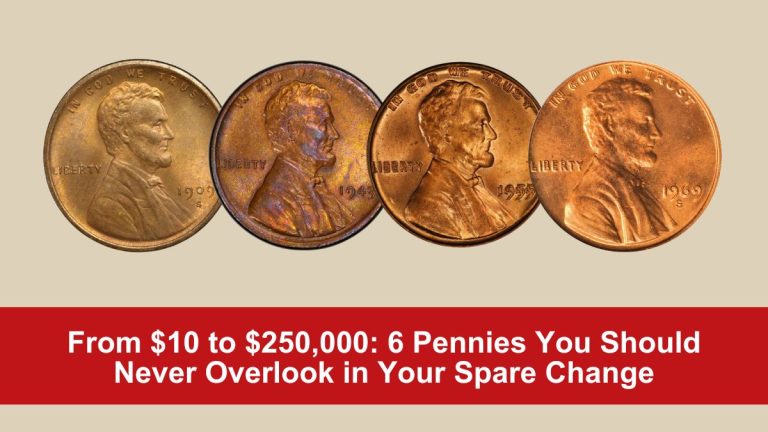 From $10 to $250,000: 6 Pennies You Should Never Overlook in Your Spare Change