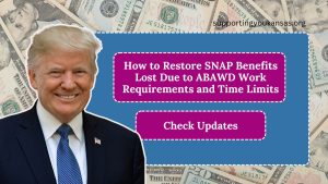 How to Restore SNAP Benefits Lost Due to ABAWD Work Requirements and Time Limits