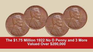 The $1.75 Million 1922 No D Penny and 3 More Valued Over $200,000