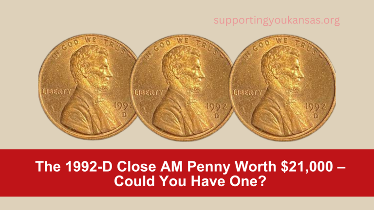 The 1992-D Close AM Penny Worth $21,000 – Could You Have One