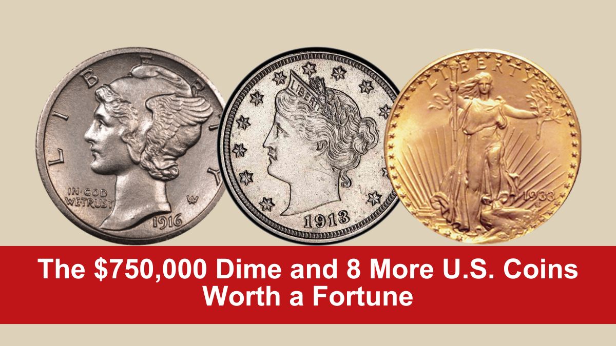 The $750,000 Dime and 8 More U.S. Coins Worth a Fortune